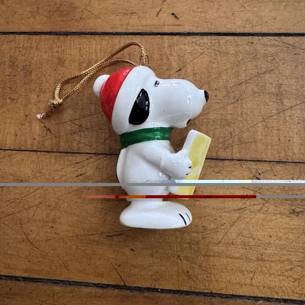 Peanuts United Feature Snoopy Christmas Ornament